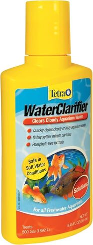 Cllifier Tetra Water Clarifier ، محلول معالجة الحوض ، 8.45 أوقية ، يمسح مياه السمك الملبد بالغيوم ، آمنة للاستخدام مع الأسماك والنباتات ، للمياه العذبة in Kuwait