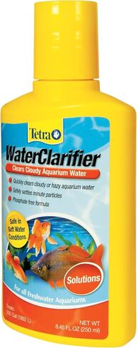 Cllifier Tetra Water Clarifier ، محلول معالجة الحوض ، 8.45 أوقية ، يمسح مياه السمك الملبد بالغيوم ، آمنة للاستخدام مع الأسماك والنباتات ، للمياه العذبة in Kuwait