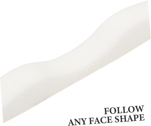 Gatuida 1 Nose Bridge with Tape Nose Bridge Pads Foam Nose Pad Sleeping Cushions Pads Nose Adult Strips Right Nose Bracket Wire Mask Supply Mask Accessories Nose Wire Black Sponge in Saudi Arabia