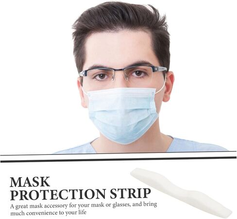 Gatuida 1 Nose Bridge with Tape Nose Bridge Pads Foam Nose Pad Sleeping Cushions Pads Nose Adult Strips Right Nose Bracket Wire Mask Supply Mask Accessories Nose Wire Black Sponge in Saudi Arabia