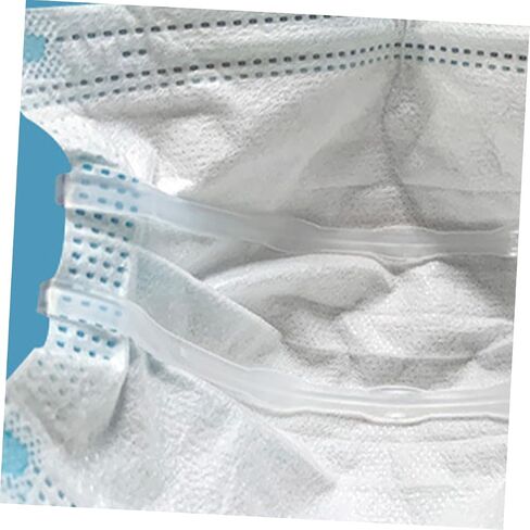 Cabilock 1set Mouth and Nose Mask Bracket Tape Neoprene Strap Band Face Masks for Adults Mouth Mask Protection Strip Mouth Mask Inner Holder Mask Insert Strap Pp White 12pcs in Saudi Arabia