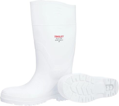 TINGLEY Rubber Co. 51154 SZ7 Footwear: Boots-Rubber Safety Toe, 7, Brown in Saudi Arabia