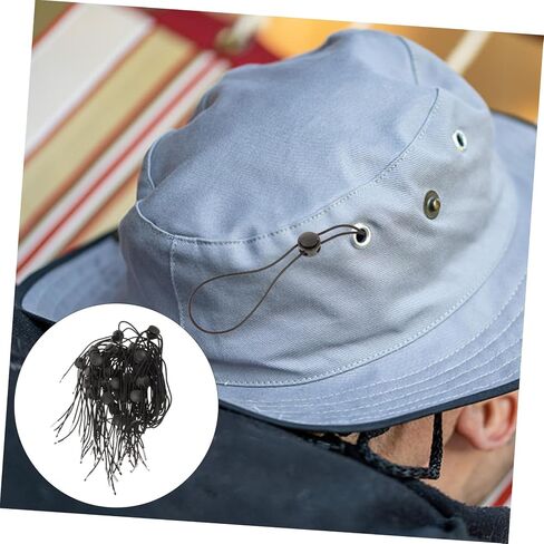 Totority Adjustable Cord Fastener Retainer Windproof Hats for Lanyard Rope Straps Sun Fishing Band Stretchy in Saudi Arabia