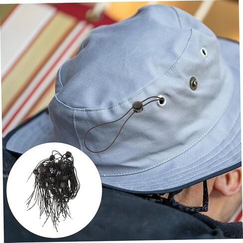Totority Adjustable Cord Fastener Retainer Windproof Hats for Lanyard Rope Straps Sun Fishing Band Stretchy in Saudi Arabia