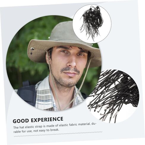 Totority Adjustable Cord Fastener Retainer Windproof Hats for Lanyard Rope Straps Sun Fishing Band Stretchy in Saudi Arabia