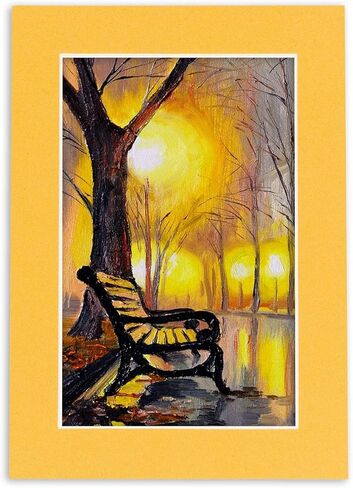 16x20 Mat Bevel Cut for 12x18 Photos - Acid Free Oyster Shell White Precut Matboard - for Pictures, Photos, Framing - 4-ply Thickness in Saudi Arabia