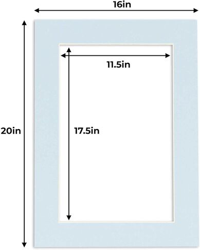16x20 MAT BEVEL CUT for 12x18 Photos - حمض محار خالي in Saudi Arabia
