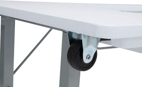 SewingRite SewStation 101 Portable Folding Sewing Table with Steel Legs, White - Perfect for Home, Office and Business in Saudi Arabia