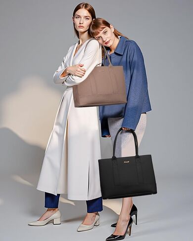 LOVEVOOK Laptop Bag for Women, Computer Work Tote Bag, Business Shoulder Handbag, Office Briefcase for Gift, Travel, Teacher in Saudi Arabia