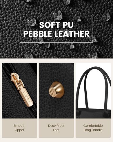LOVEVOOK Laptop Bag for Women, Computer Work Tote Bag, Business Shoulder Handbag, Office Briefcase for Gift, Travel, Teacher in Saudi Arabia