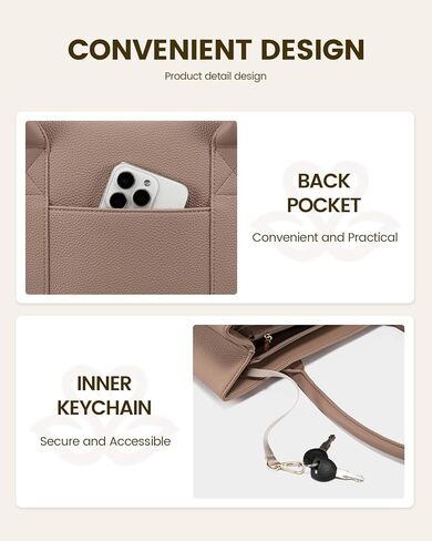 LoveVook Laptop Bag for Women ، حقيبة حمل للكمبيوتر ، حقيبة يد كتف الأعمال ، حقيبة Office للهدية ، السفر ، المعلم in Saudi Arabia