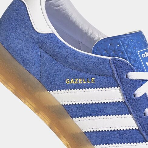 حذاء رياضي نسائي من Adidas Gazelle داخلي من الجلد السويدي (أزرق فيوجن، 7) in Saudi Arabia