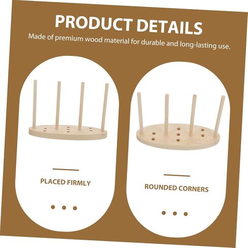 Tehaux 1set DIY Bowknot Maker أداة حرفة خشبية لزخارف الشريط صنع الزهور وأقواسها متينة وسهلة الاستخدام مع in Kuwait