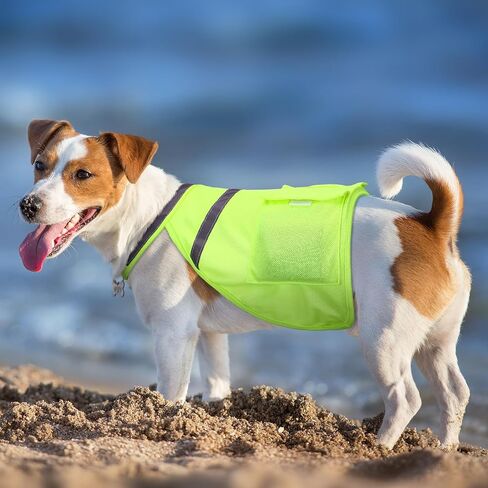 Aliceset 2 Pcs Dog Cooling Vest with 4 Recyclable Ice Pack Summer Outdoor Dog Cooling Harness Pet Adjustable Jacket Cooler(Extra Large) in Saudi Arabia
