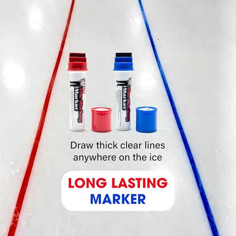 قلم الهوكي - أفضل قلم تحديد في العالم للكتابة على الجليد (أحمر) in Kuwait