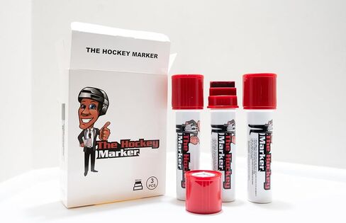 قلم الهوكي - أفضل قلم تحديد في العالم للكتابة على الجليد (أحمر) in Kuwait