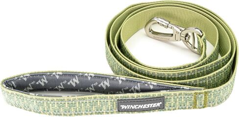 Winchester Pet Deluxe Reflective 6-Foot Carabiner Poly Webbing Leash, Smoke Pine in Kuwait