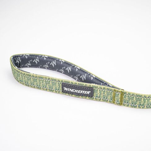 Winchester Pet Deluxe Reflective 6-Foot Carabiner Poly Webbing Leash, Smoke Pine in Kuwait