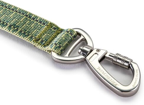 Winchester Pet Deluxe Reflective 6-Foot Carabiner Poly Webbing Leash, Smoke Pine in Kuwait
