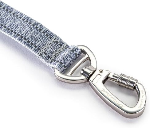 Winchester Pet Deluxe Reflective 6-Foot Carabiner Poly Webbing Leash, Smoke Pine in Kuwait