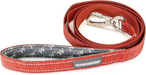 Winchester Pet Deluxe Reflective 6-Foot Carabiner Poly Webbing Leash, Smoke Pine in Kuwait