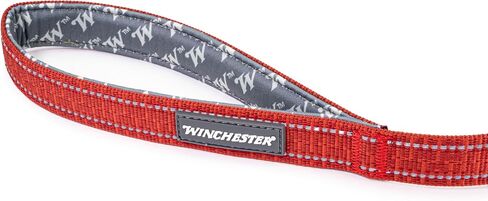 Winchester Pet Deluxe Reflective 6-Foot Carabiner Poly Webbing Leash, Smoke Pine in Kuwait