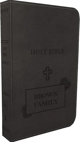 كتاب Printualist Personalized Gift Bible مع اسم محفور ، KJV ، الفيروز ، إصدار King James ، إصدار رسائل حمراء ، طباعة الراحة ، جلد فو ، in Kuwait