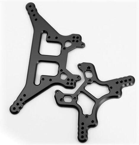 Aluminum Alloy Front & Rear Shock Tower Shock Mounts Upgrade Parts for Arrma 1/8 Kraton Outcast Senton Talion Notorious 6S BLX (Red) in Saudi Arabia