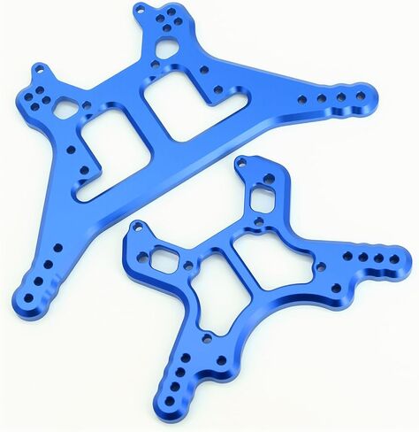 Aluminum Alloy Front & Rear Shock Tower Shock Mounts Upgrade Parts for Arrma 1/8 Kraton Outcast Senton Talion Notorious 6S BLX (Red) in Saudi Arabia