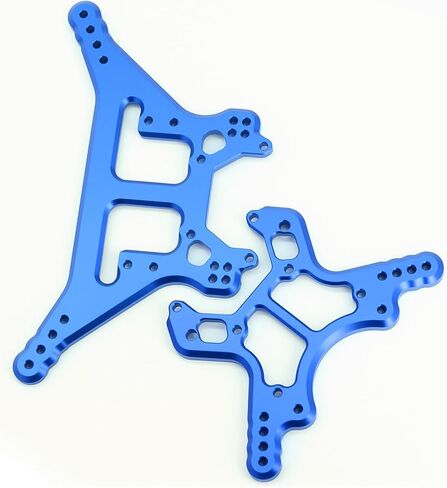 Aluminum Alloy Front & Rear Shock Tower Shock Mounts Upgrade Parts for Arrma 1/8 Kraton Outcast Senton Talion Notorious 6S BLX (Red) in Saudi Arabia