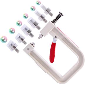 Veemoon New Automatic Pearl Machine DIY Jewelry Fixing Tool Non-Porous Pearl Setting Kit Random