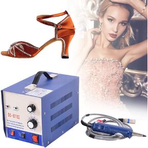 Pearl Setting Machine, Rhinestone applicator Tool, Pearl Bead Setting Machine, hot fix Crystal applicator Tool Beads and Rhinestone Press Machine for Clothes, Shoes