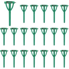 20Pcs Boutonniere Pins for Men Boutonniere Safety Pins Clips Corsage Pins Flower Floral Brooches Holder Clips for Wedding Bride Groom Decoration Supplies, Green