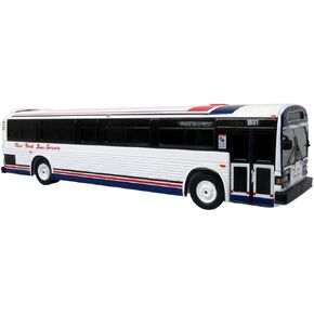 1989 MCI Classic Transit Bus New York Bus Service Manhattan Express MTA New York City Bus Series 1/87 Diecast Model by Iconic Replicas 87-0390