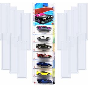 15 Pcs Model Car Display Case Wall Mount Compatible with Hot Wheels Matchbox Cars Packaged, Model Cars Storage Case for Hot Wheels Packaged Diecast Blister Toy Cars Wall Display Shelf Rack in Kuwait