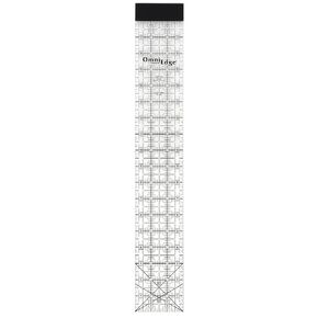 Omnigrid OmniEdge 3" x 18" Clear Acrylic Quilting Ruler with Removable Lip