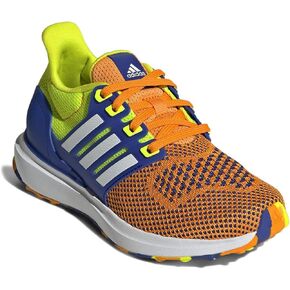 حذاء رياضي adidas UBounce DNA، طاقم برتقالي/أبيض/سولار سلايم، 7 US للجنسين للأطفال الكبار