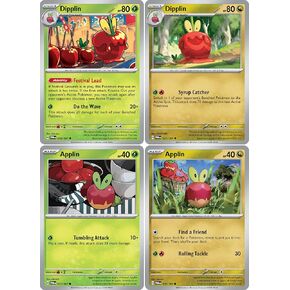 Dipplin 018/167 & 127/167 – Twilight Masquerade – Pokemon 4 Card Lot