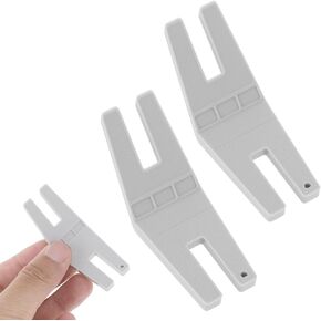 2 Pcs Hump Jumper Sewing Tool Hemming Tool for Seam Button Clearance Plate Bulky Seam Jumper Presser Foot Tools Button Sewing Accessories for Quilting and Crafting Project