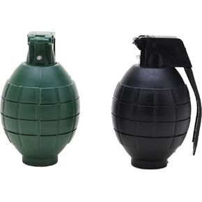 10cm Plastic Toy Hand Grenade - with Lights & Sound - Fancy Dress - Party Bag Fillers