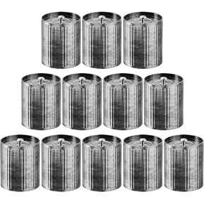 Vintage Tin Box 12-Pack Set (10oz Each can) | DIY Candle Making kit Travel Tin Can Set | Food grade Material Safe Use | DIY Candle Set Gift for Parents, Families, and Gatherings