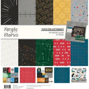 Simple Stories Collection Kit 12"X12"-Say Cheese Galaxy
