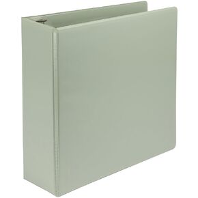 Samsill Plant-Based 3 Inch Durable D-Ring, Made in USA, View Binder, Eco-Friendly, USDA Certified Biobased, Single, Sage