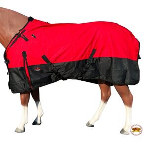 HILASON Red 48 in 600D Winter Waterproof Poly Miniature Horse Blanket | Turnout Blankets for