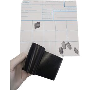 Crime Scene Ink 800 Large Single use Strips - The 800 Strips Peel Open to Become 1600 Inked Strips, Easy Clean up - 3 x 5 Size