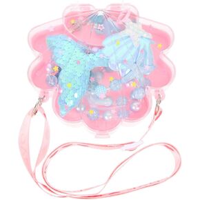 TOYANDONA 1Set Mermaid Jewelry for Necklace and Bracelet Kit Pearl Accessories present for Little Parties and Dress Up Fun