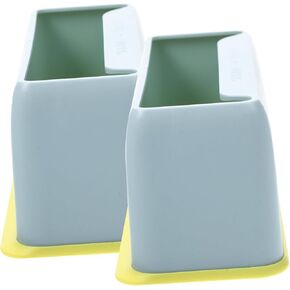 Mikikit 2PCS Pet Strater Scoop Molders تخزين قابلة للغسل يقف لمجرف القمامة تصميم مريح ومضغوط لسهولة -UP