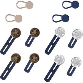 YouOKLight Button Extenders for Jeans, Button Extender for Pants, Pants Button Extender, Waist Extenders for Pants for Women Men, No Sew Waistband Extension 1-1.8 Inches