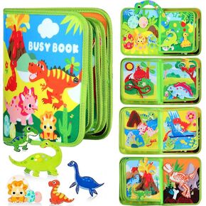 Busy Book for Toddlers 1-3, Montessori Busy Book for Kids, Preschool Learning Role Toy