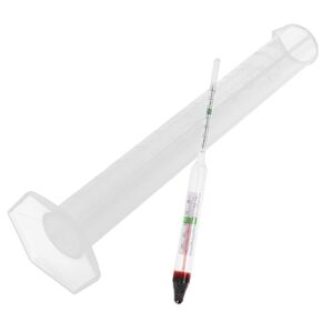 GLEAVI 5sets Hydrometer Water Salimeter for Accurate Sea Water Testing Aquarium Density Box Essential Tool for Fish Tank Aquatic Environments